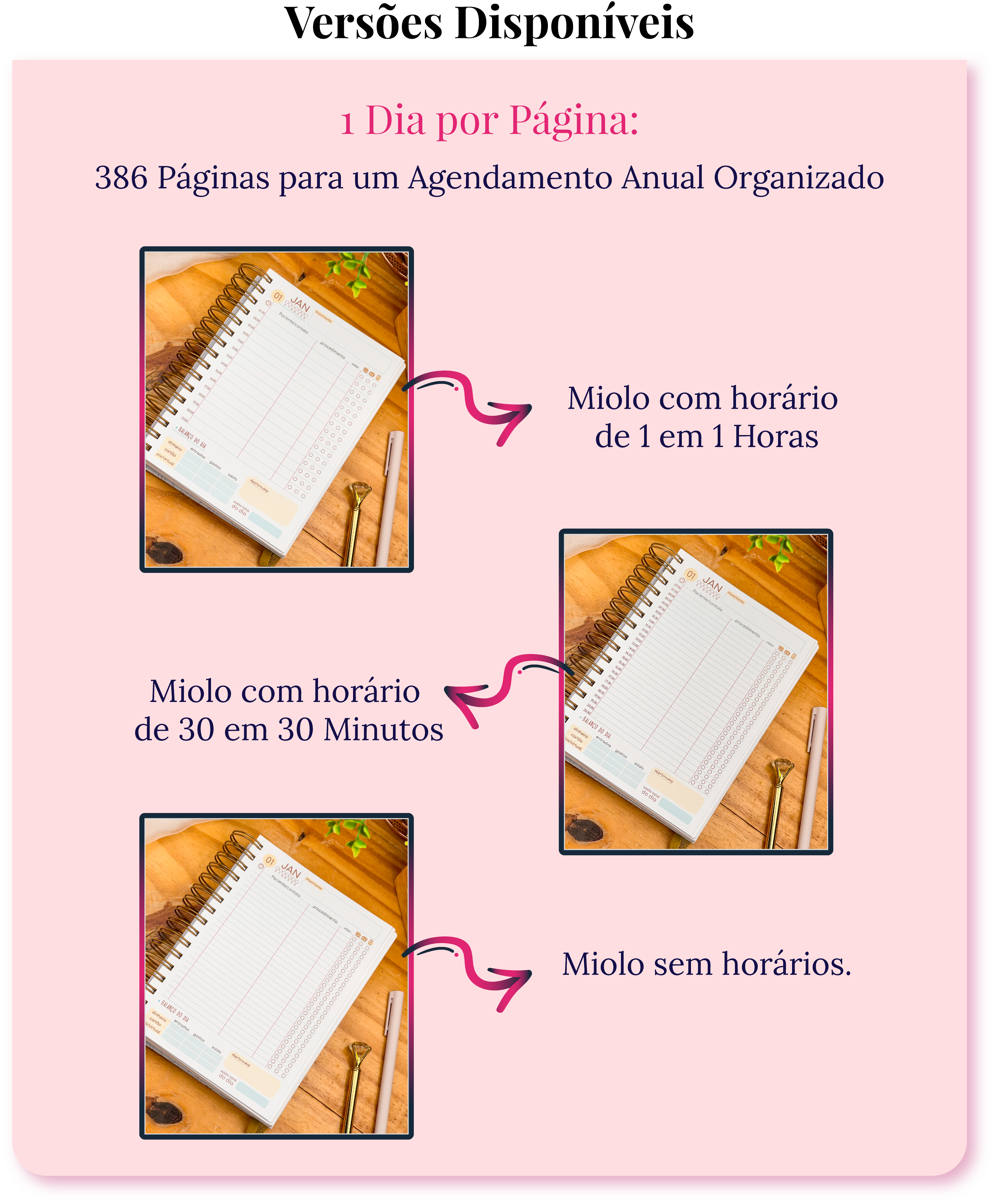 O Agendamento para Clínica Médica da Arte 18 Papelaria oferece praticidade e profissionalismo para médicos. Gerencie sua agenda com eficiência e estilo. Adquira já!